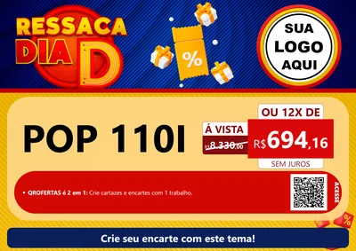 Modelo de Cartaz para Cartaz A4 Horizontal