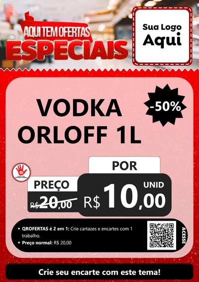 Modelo de Cartaz para Cartaz A4 Vertical
