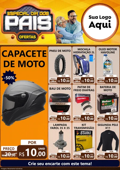Modelo de Encarte para Encarte A4 Vertical