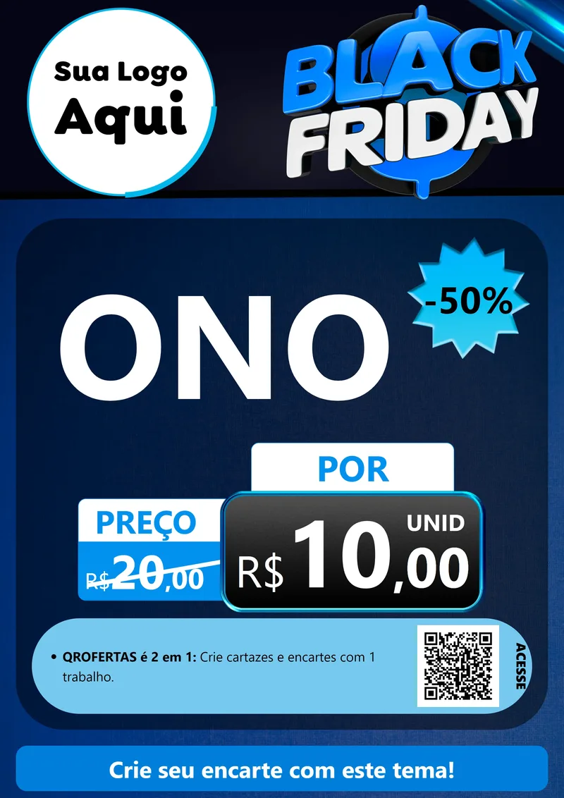 Modelo de Cartaz para Cartaz A4 Vertical com o tema Black Friday para Óticas