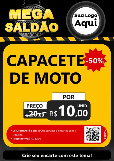 Modelo de Cartaz para Cartaz A4 Vertical