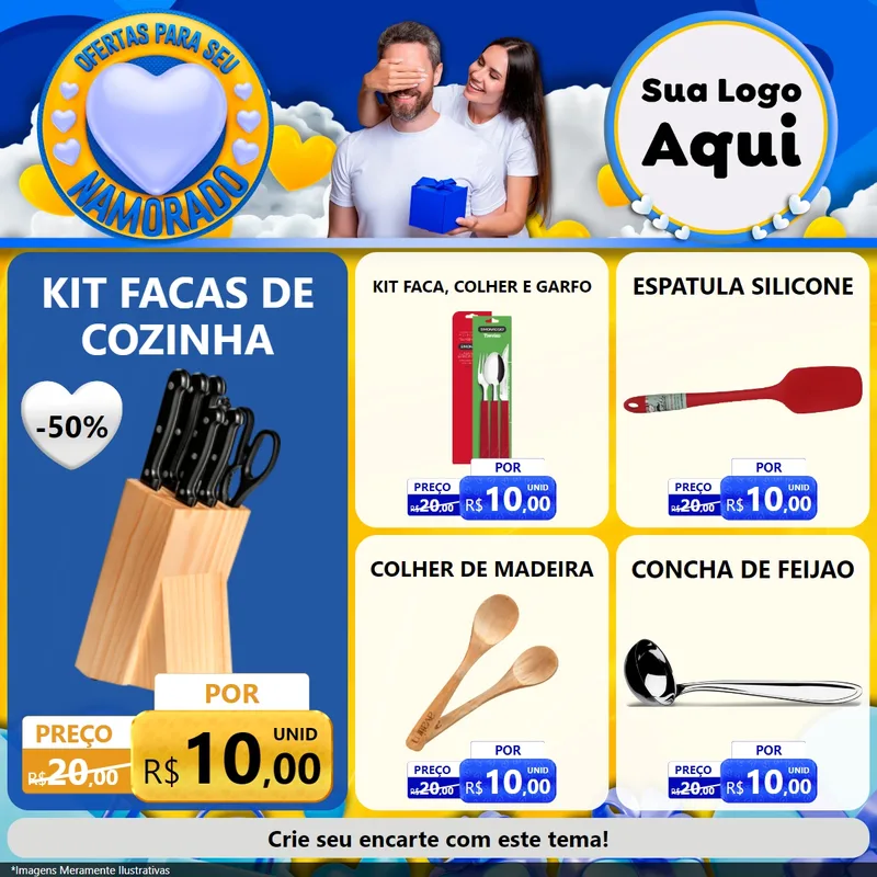 Modelo de Rede Social para Feed Facebook com o tema Ofertas Para Seu Namorado para Utilidades Domésticas