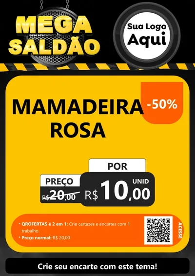Modelo de Cartaz para Cartaz A4 Vertical