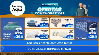 Modelo de TV para TV Horizontal com o tema Dia do Idoso