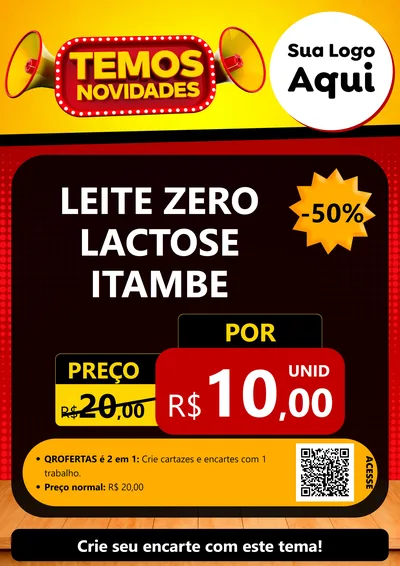 Modelo de Cartaz para Cartaz A4 Vertical