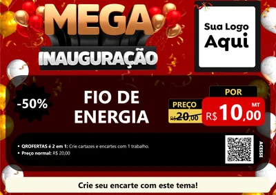 Modelo de Cartaz para Cartaz A4 Horizontal