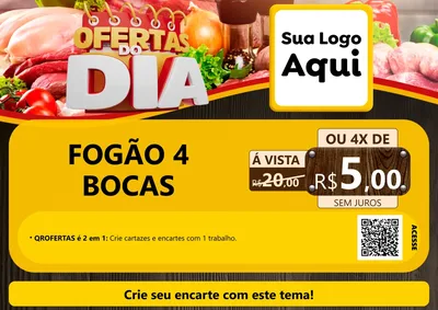 Modelo de Cartaz para Cartaz A4 Horizontal