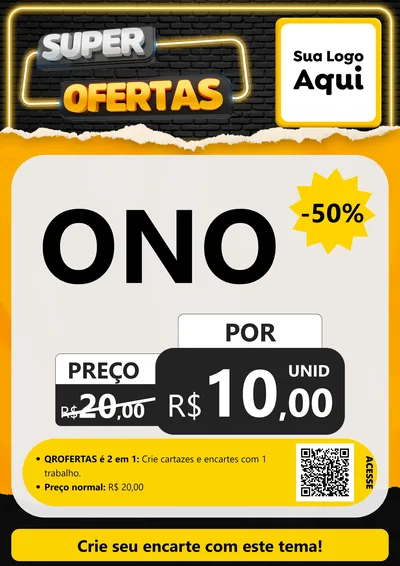 Modelo de Cartaz para Cartaz A4 Vertical com o tema Super Ofertas para Óticas