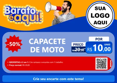 Modelo de Cartaz para Cartaz A4 Horizontal