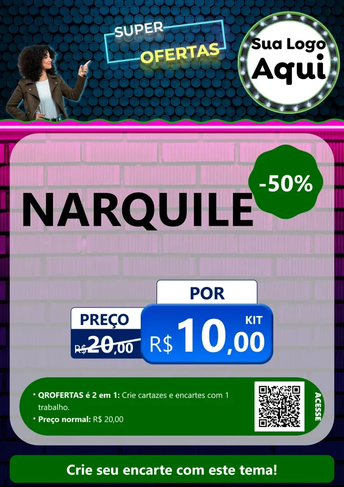 Modelo de Cartaz para Cartaz A4 Vertical com o tema Super Ofertas para Tabacaria