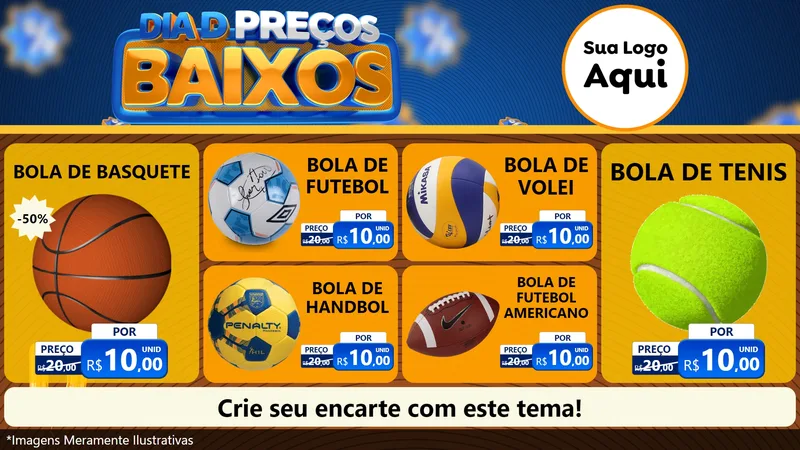 Modelo de TV para TV Horizontal com o tema Dia D Preço Baixo para Artigos Esportivos