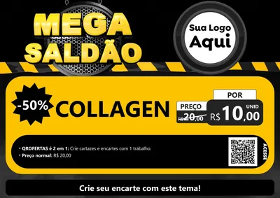 Modelo de Cartaz para Cartaz A4 Horizontal