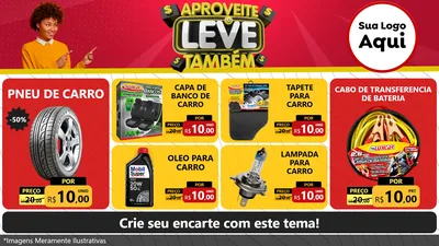 Modelo de TV para TV Horizontal com o tema Aproveite e Leve Também para Auto peças