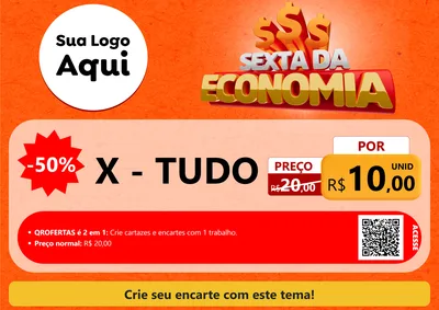 Modelo de Cartaz para Cartaz A4 Horizontal