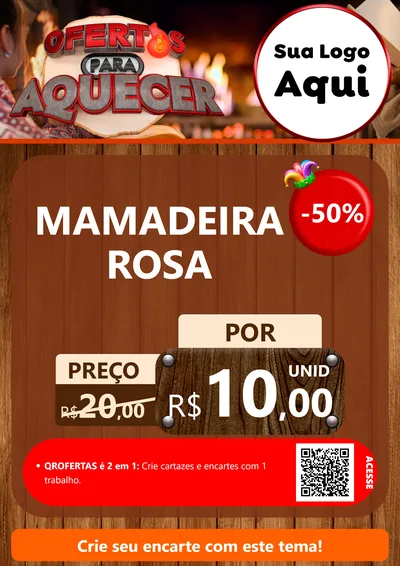 Modelo de Cartaz para Cartaz A4 Vertical com o tema Ofertas Para Aquecer para Bebês
