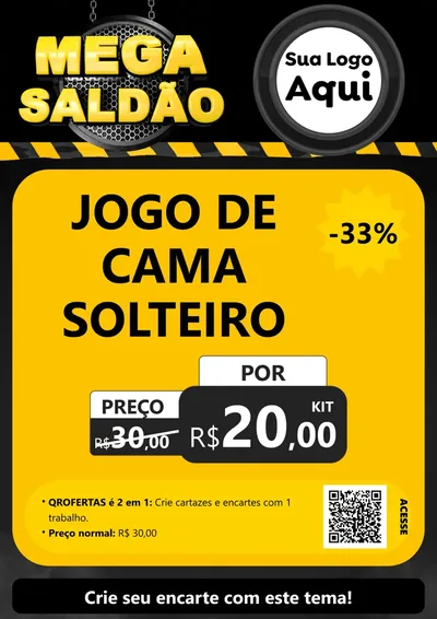 Modelo de Cartaz para Cartaz A4 Vertical