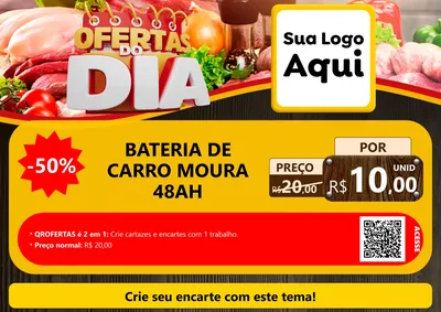 Modelo de Cartaz para Cartaz A4 Horizontal