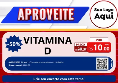 Modelo de Cartaz para Cartaz A4 Horizontal com o tema Aproveite para Farmácia