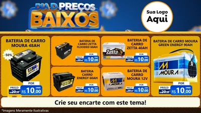 Modelo de TV para TV Horizontal com o tema Dia D Preço Baixo para Baterias Elétricas
