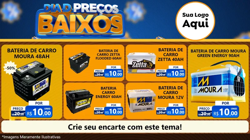 Modelo de TV para TV Horizontal com o tema Dia D Preço Baixo para Baterias Elétricas