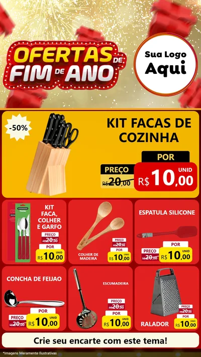 Modelo de Rede Social para Stories com o tema Ofertas de Fim de Ano para Utilidades Domésticas