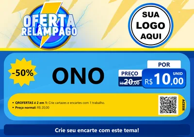 Modelo de Cartaz para Cartaz A4 Horizontal com o tema Oferta Relâmpago para Óticas