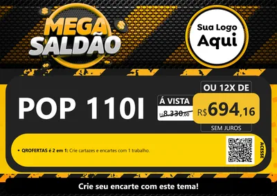 Modelo de Cartaz para Cartaz A4 Horizontal