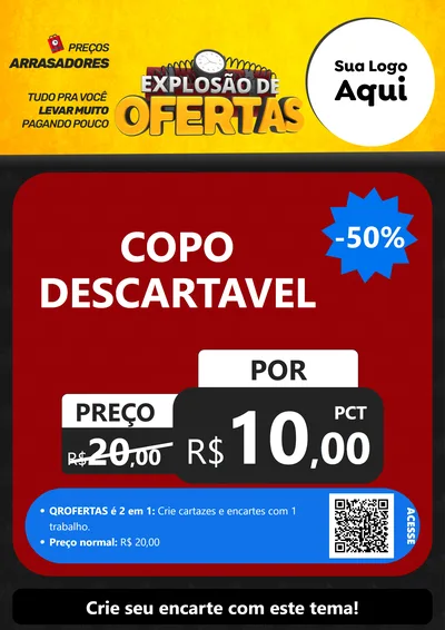 Modelo de Cartaz para Cartaz A4 Vertical