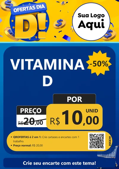 Modelo de Cartaz para Cartaz A4 Vertical