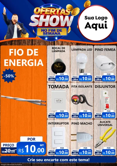 Modelo de Encarte para Encarte A4 Vertical