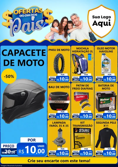 Modelo de Encarte para Encarte A4 Vertical