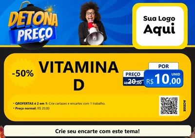 Modelo de Cartaz para Cartaz A4 Horizontal