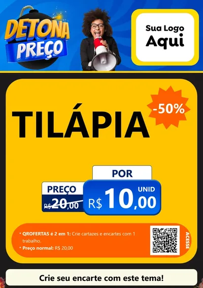 Modelo de Cartaz para Cartaz A4 Vertical