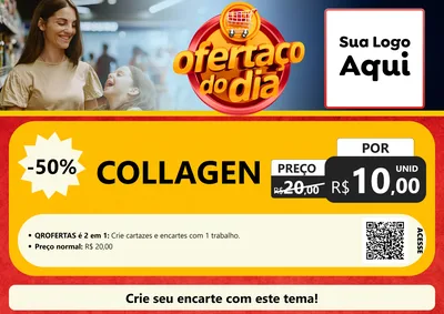 Modelo de Cartaz para Cartaz A4 Horizontal