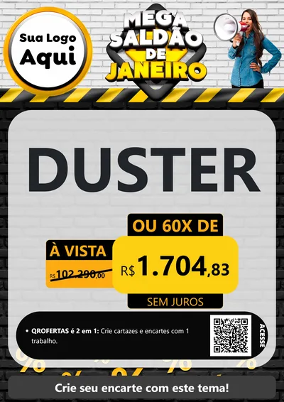 Modelo de Cartaz para Cartaz A4 Vertical