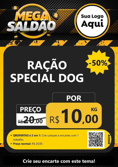 Modelo de Cartaz para Cartaz A4 Vertical