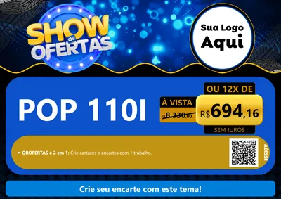 Modelo de Cartaz para Cartaz A4 Horizontal