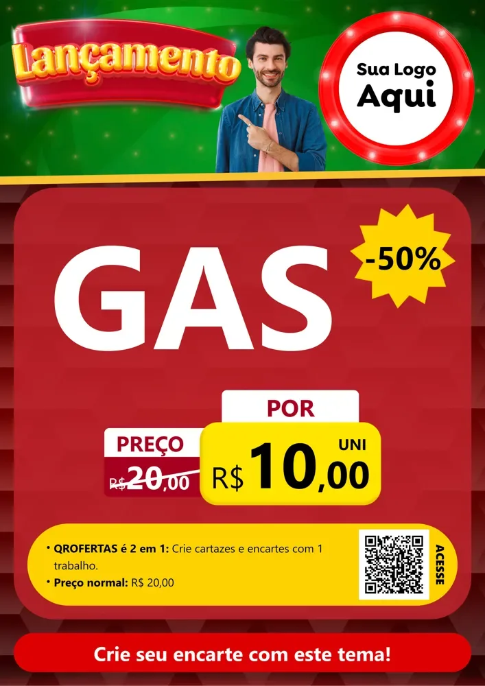 Modelo de Cartaz para Cartaz A4 Vertical com o tema Lançamento para Água e gás