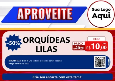 Modelo de Cartaz para Cartaz A4 Horizontal com o tema Aproveite para Floricultura e jardim