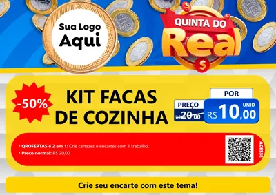 Modelo de Cartaz para Cartaz A4 Horizontal com o tema Quinta do Real para Utilidades Domésticas