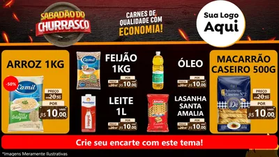 Modelo de TV para TV Horizontal com o tema Sabadão Do Churrasco