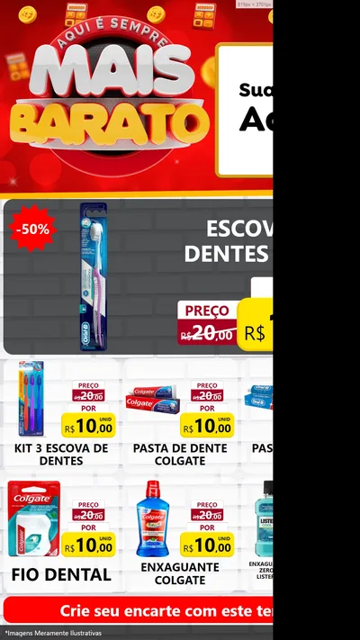 Modelo de Rede Social para Stories com o tema Mais Barato para Higiene Pessoal