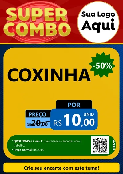 Modelo de Cartaz para Cartaz A4 Vertical