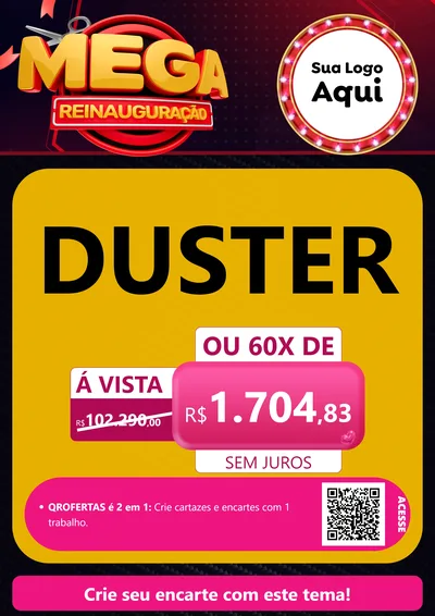 Modelo de Cartaz para Cartaz A4 Vertical