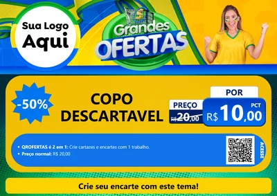 Modelo de Cartaz para Cartaz A4 Horizontal