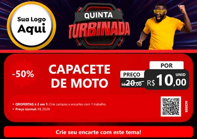 Modelo de Cartaz para Cartaz A4 Horizontal