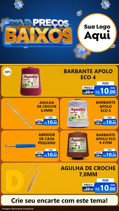 Modelo de TV para TV Vertical com o tema Dia D Preço Baixo para Armarinho e Aviamentos