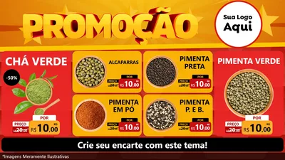 Modelo de TV para TV Horizontal com o tema Promoção para Produtos Naturais