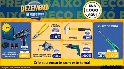 Modelo de TV para TV Horizontal com o tema Dezembro de Preço Baixo para Maquinas e Ferramentas