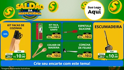 Modelo de TV para TV Horizontal com o tema Saldão da Indepêndencia para Utilidades Domésticas